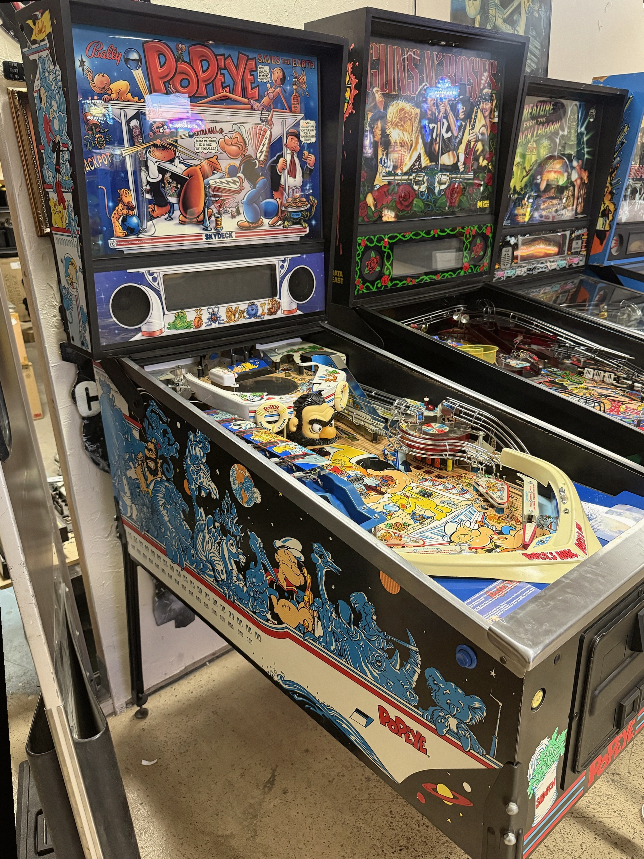 Popeye Pinball Machine